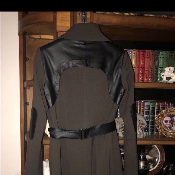 Rudsak Brown Leather Belt Coat Small - Picture 2 of 6